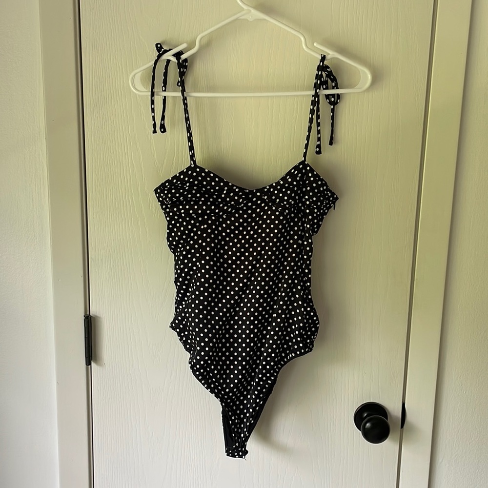 Zara polka dot bodysuit